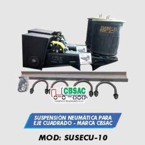 SUSPENSIÓN NEUMÁTICA PARA SEMIRREMOLQUES – EJE CUADRADO – MARCA CBSAC