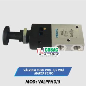 VÁLVULA PUSH PULL 3 VIAS – MARCA FESTO