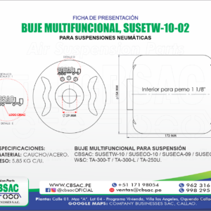KIT DE REPARACIÓN PARA SUSPENSIÓN NEUMÁTICA
