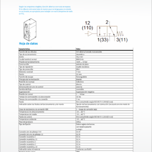 VÁLVULA PILOTO 3 VÍAS – MARCA FESTO