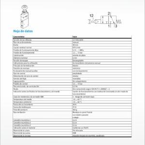 VÁLVULA PUSH PULL 3 VIAS – MARCA FESTO