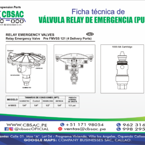 VÁLVULA RELAY PULPO