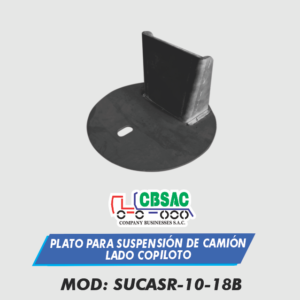 PLATO PARA SUSPENSIÓN DE CAMIÓN LADO COPILOTO