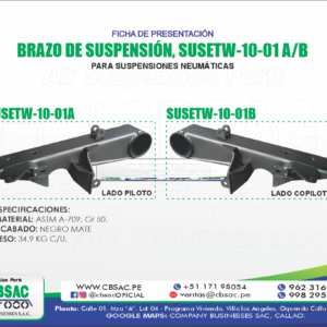 BRAZO LADO COPILOTO PARA SUSPENSIÓN NEUMÁTICA