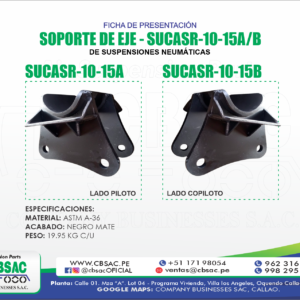 SOPORTE DE EJE LADO PILOTO (SUSPENSIÓN NEUMÁTICA)